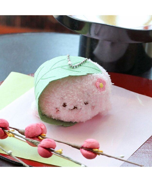 しろたん 和菓子キーホルダー 《桜もち》 単品 / Mother garden