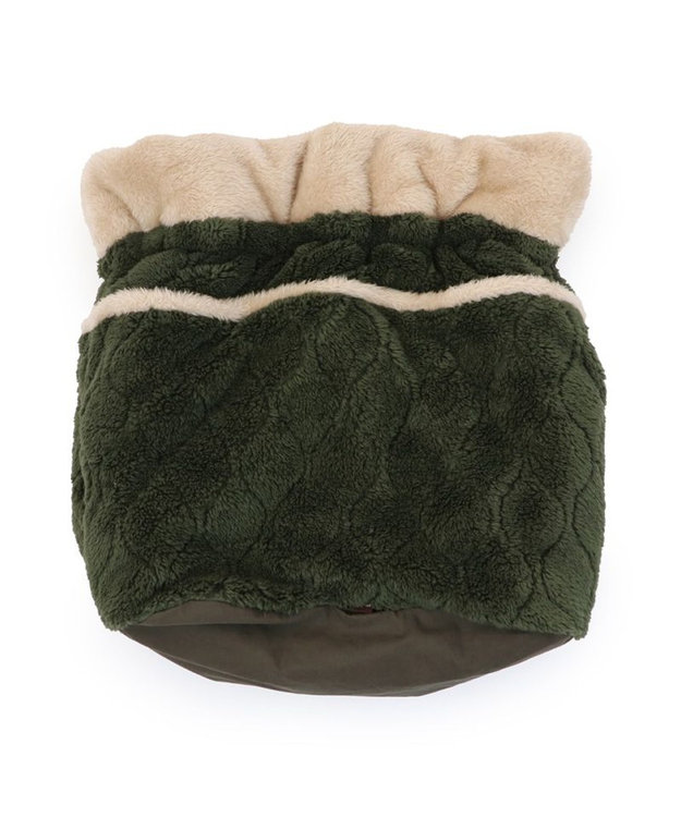 PET PARADISE ペットパラダイス 遠赤外線 犬たんぽ 《オニオン柄》 (40×48㎝) カーキ