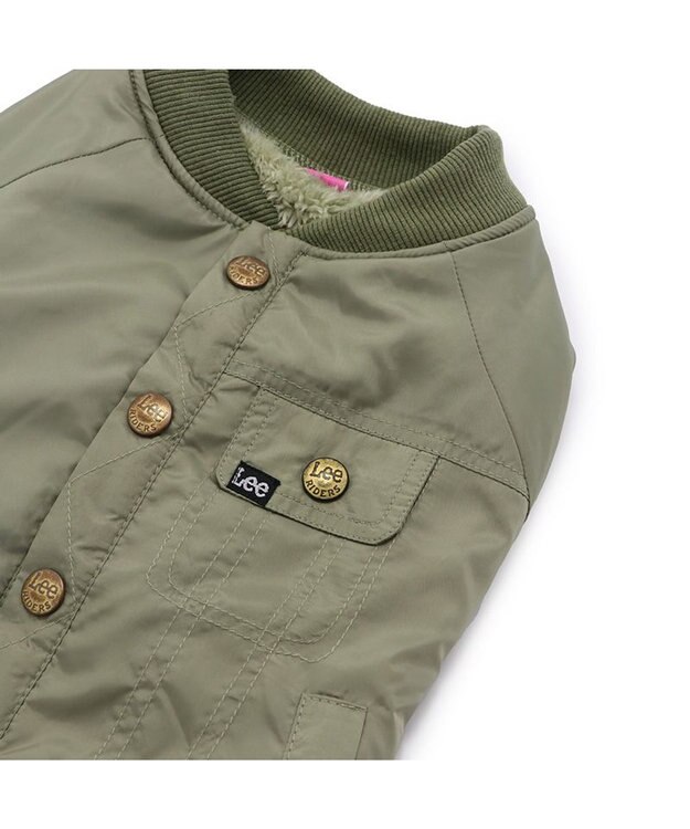 PET PARADISE LEE ライダースブルゾン 中型犬 大型犬 カーキ