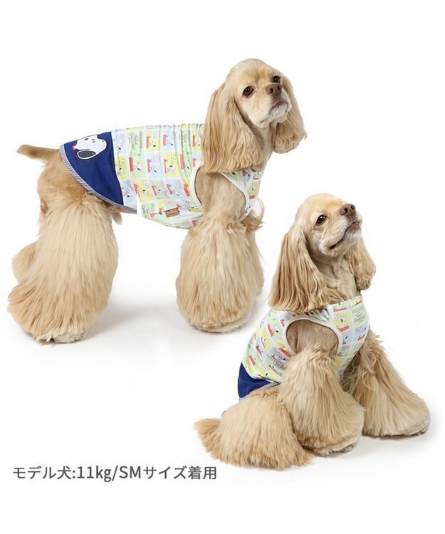 PET PARADISE スヌーピー はじめてタンクトップ 《コミック柄》 中型犬 大型犬 コミック柄
