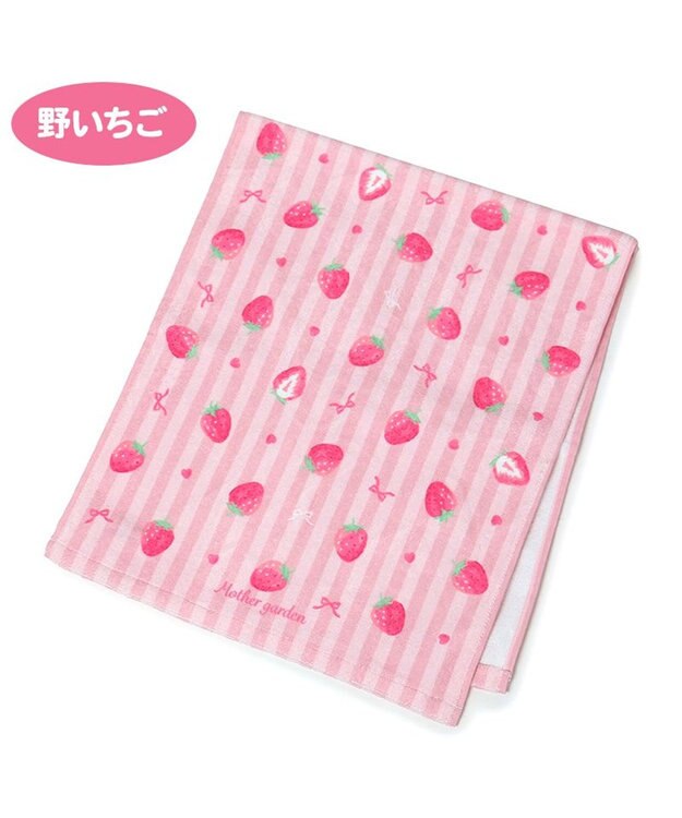 Mother garden マザーガーデン フェイスタオル 80×34cm 《ユニコーン/野いちご》 野いちご