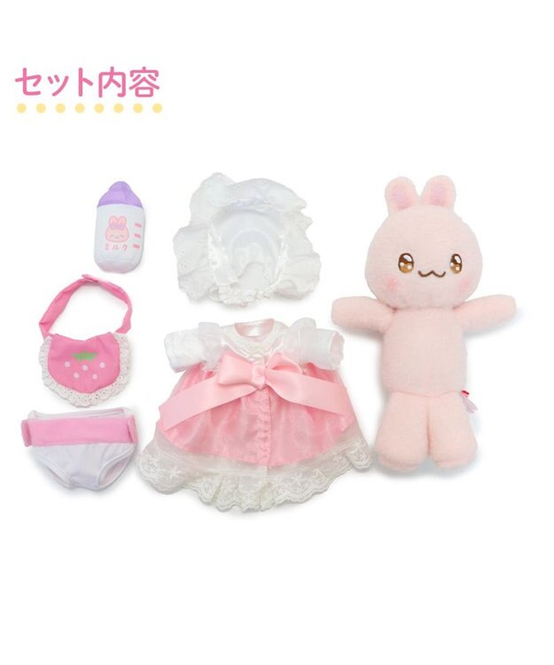 Mother garden マザーガーデン うさももちゃん おせわセットプチマスコット Sサイズ -