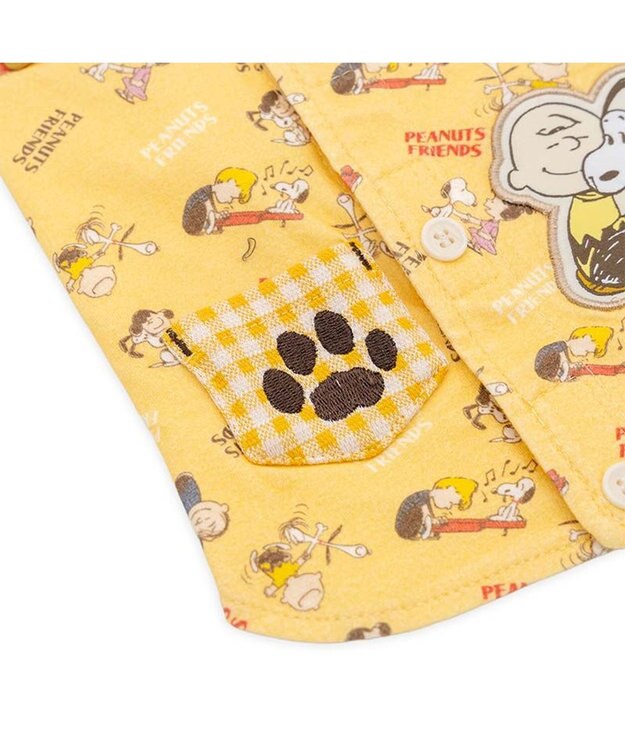 PET PARADISE スヌーピー makokoro ホカリラ ベスト 小型犬 イエロー