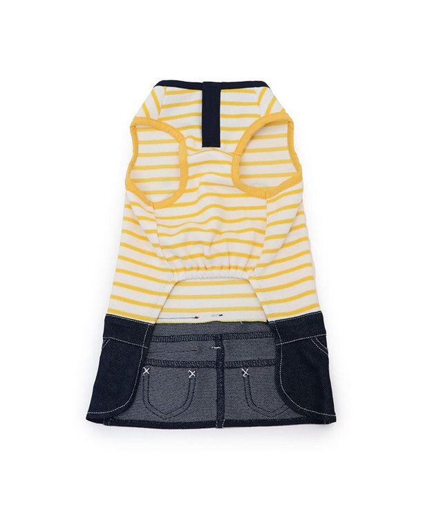 PET PARADISE Lee スカートつなぎ 《鹿子ボーダー》 小型犬 鹿子ボーダー