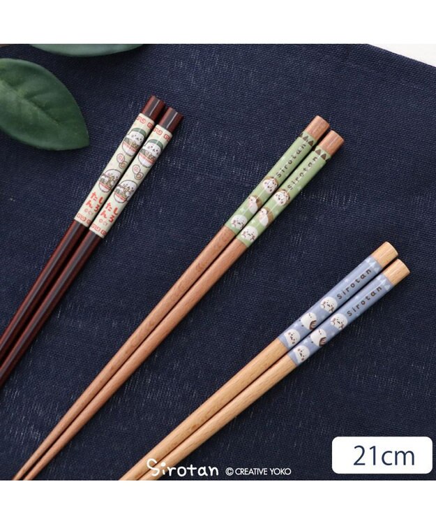 Mother garden しろたん 木製箸 21㎝ 《シマエナガ》 0