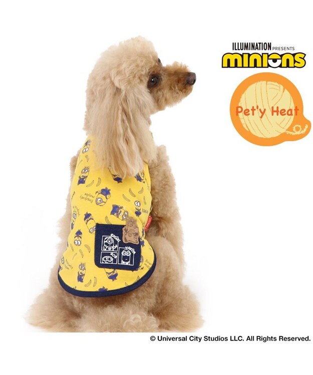 PET PARADISE ミニオン ペティヒート タンクトップ  《バナナ柄》小型犬 黄