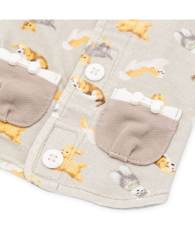 PET PARADISE ペットパラダイス makokoro ホカリラ ベスト 中型犬 大型犬 グレイッシュベージュ