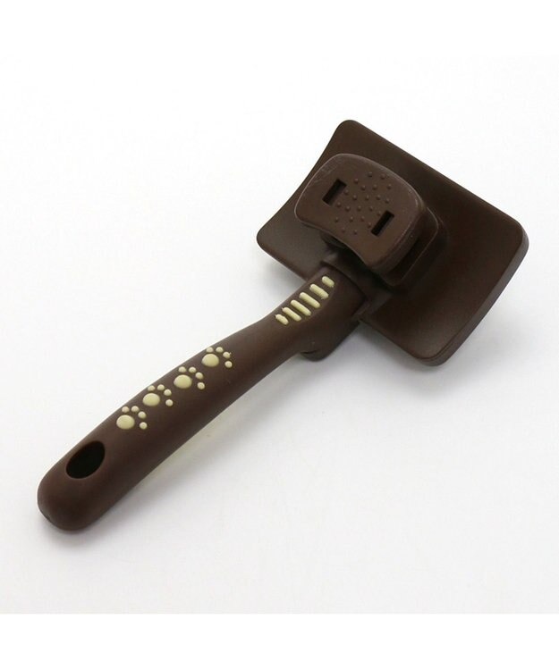 PET PARADISE ペットパラダイス ケア用品 ワンタッチスリッカー 茶系