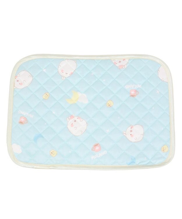 Mother garden マザーガーデン MOLANG モラン 快眠 クール 枕パッド 35×50cm 水色