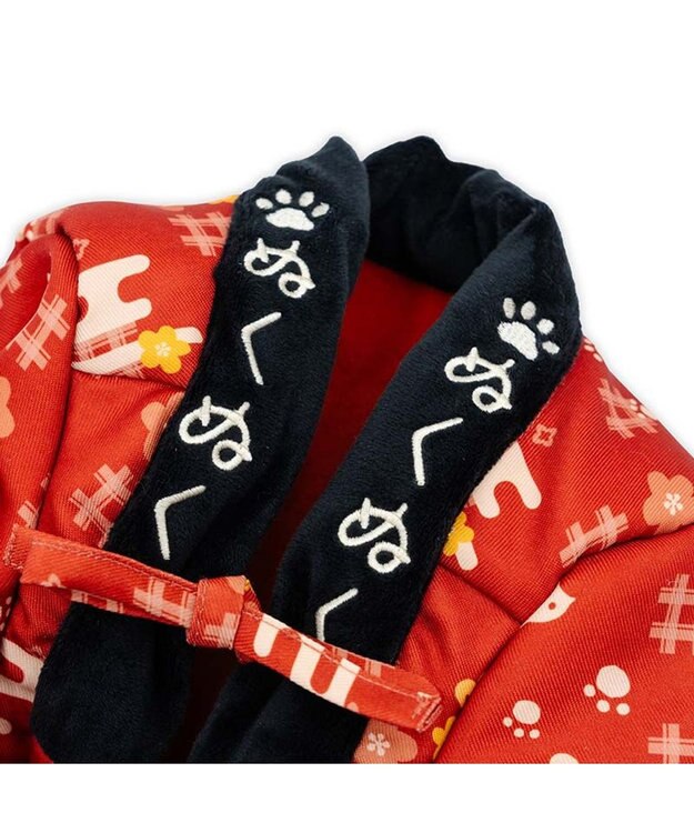 PET PARADISE ペットパラダイス 半纏《千鳥柄》 中型犬 大型犬 レッド