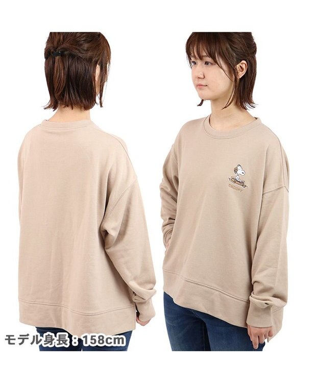 PET PARADISE スヌーピー お揃い トレーナー オーナー用 《ｍｕｓｉｃ》 茶系