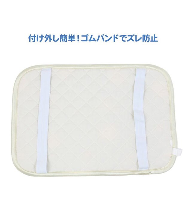 Mother garden マザーガーデン MOLANG モラン 快眠 クール 枕パッド 35×50cm 水色