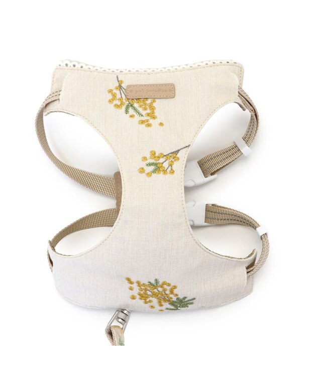 PET PARADISE ペットパラダイス スリム ハーネス＆リード 《ミモザ柄》 S 小型犬 ミモザ柄
