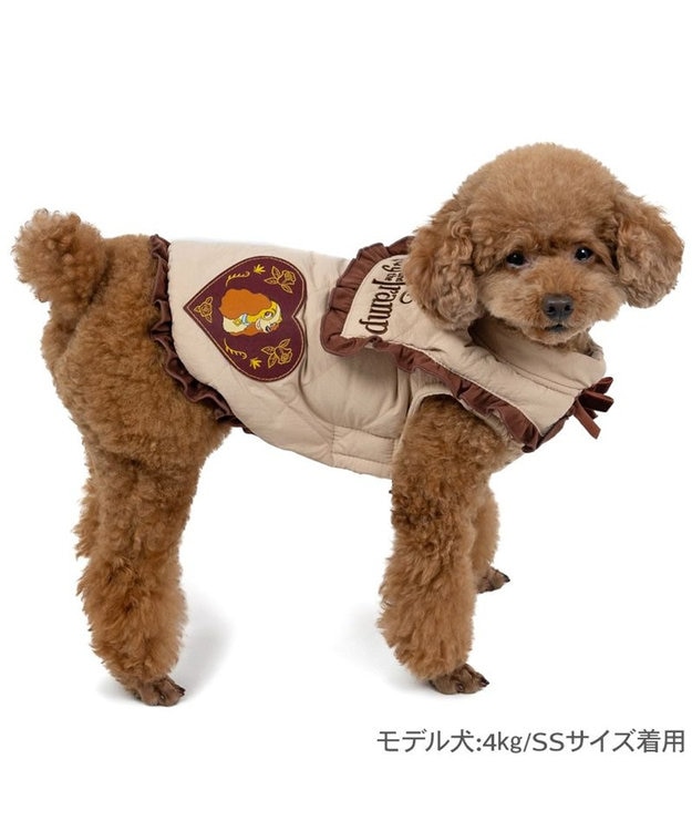ディズニー わんわん物語 レディ 遠赤軽量ふわベスト 小型犬