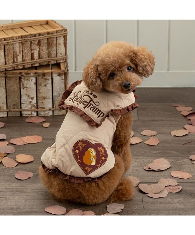 わんわん物語　レディ ディズニー わんわん物語 レディ 遠赤軽量ふわベスト 小型犬
