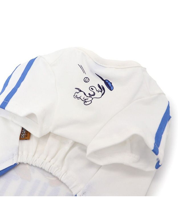PET PARADISE スヌーピー Tシャツ 《ファインプレー柄》 白色 中型犬 大型犬 ファインプレー柄