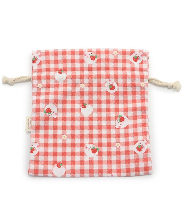 ハンドメイド オーダー 保冷バッグ 巾着 ランチョンマット 移動ポケット いちご ハンドメイド オーダー 保冷バッグ 巾着 ランチョンマット 移動