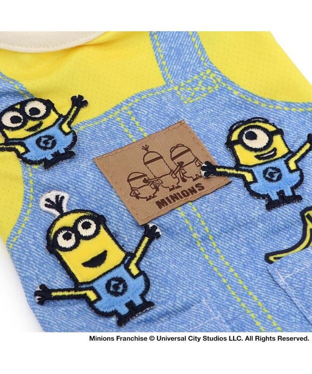 PET PARADISE ミニオン エコメイド タンクトップ 《オーバーオール風後姿》 中型犬 大型犬 イエロー