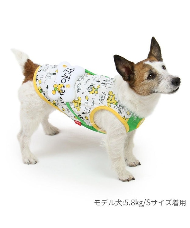 PET PARADISE ディズニー プルート クール 天竺 タンクトップ 小型犬 ブルー