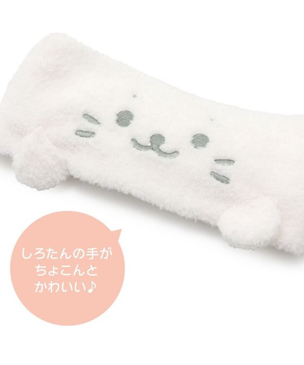 Mother garden しろたん ヘアバンド 顔ぼん 白