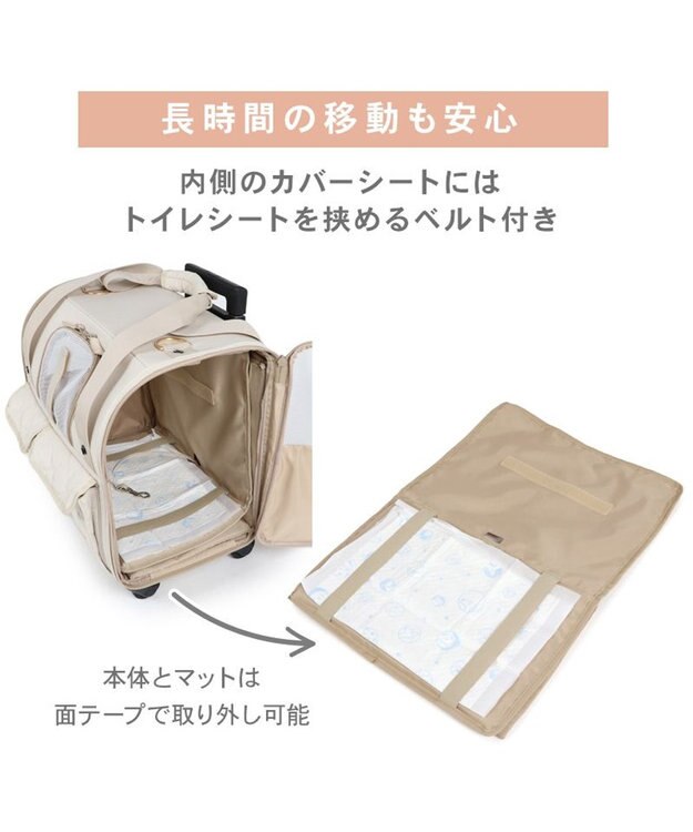 PET PARADISE ペットパラダイス キャスター付き ナチュラル 折り畳みキャリー ベージュ