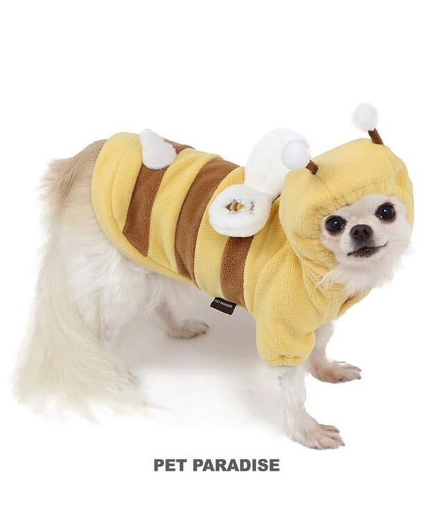 PET PARADISE ペットパラダイス 蜂 なりきり パーカー 小型犬 黄