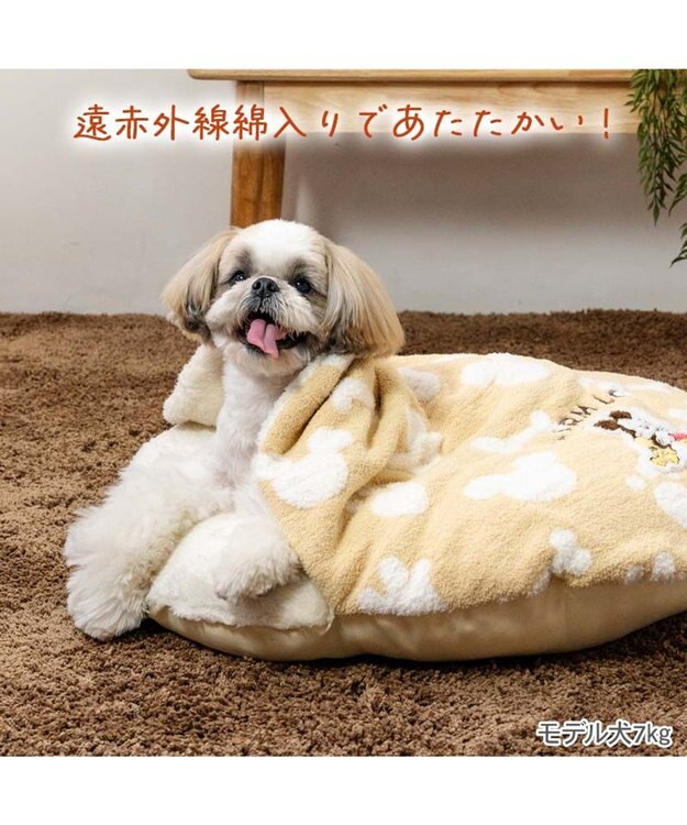 PET PARADISE ディズニー ミッキーマウス プルート 遠赤外線 くつろぎマット イエロー