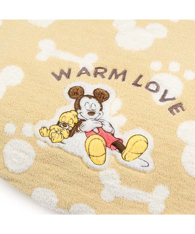 PET PARADISE ディズニー ミッキーマウス プルート 遠赤外線 くつろぎマット イエロー