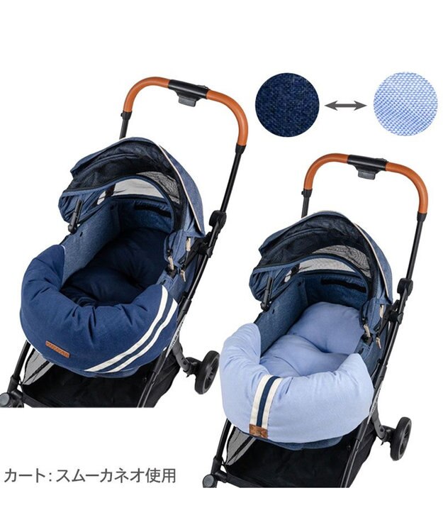 PET PARADISE ペットパラダイス  カート用 クッション ライン ネイビー