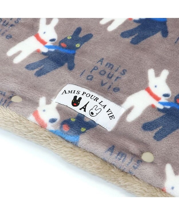 PET PARADISE リサとガスパール 着る毛布 《であい柄》 小型犬 であい柄