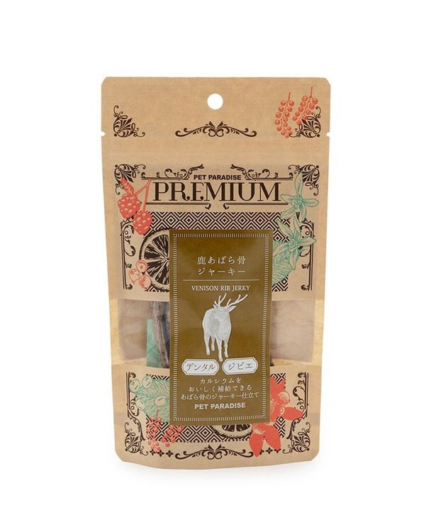 PET PARADISE 鹿あばら骨ジャーキー 40g 国産 -