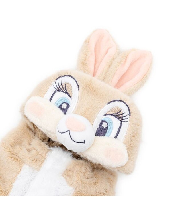 PET PARADISE ディズニー バンビ ミスバニー なりきり パーカー 小型犬 ベージュ