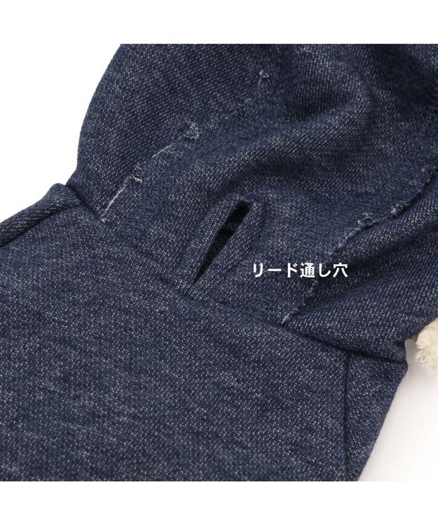 PET PARADISE Lee カットオフ パーカー 《ネイビー》 小型犬 ネイビー