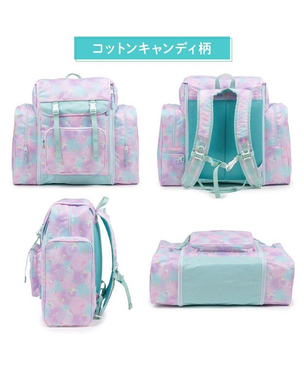 Mother garden マザーガーデン ユニコーン トラベル リュック 《コットンキャンディ柄》 コットンキャンディ柄