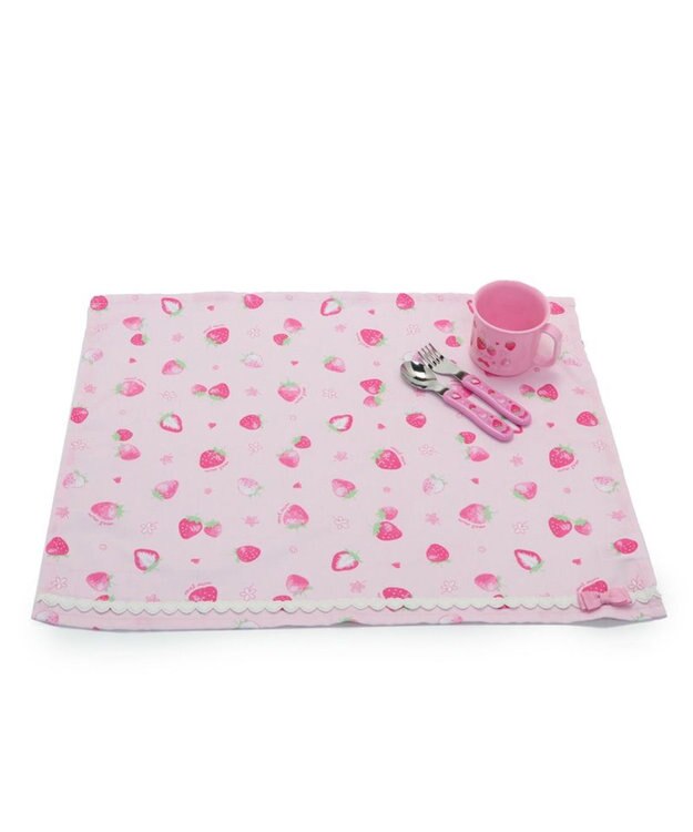 Mother garden マザーガーデン 野いちご ランチマット 《スケッチ柄》  50×40cm スケッチ柄