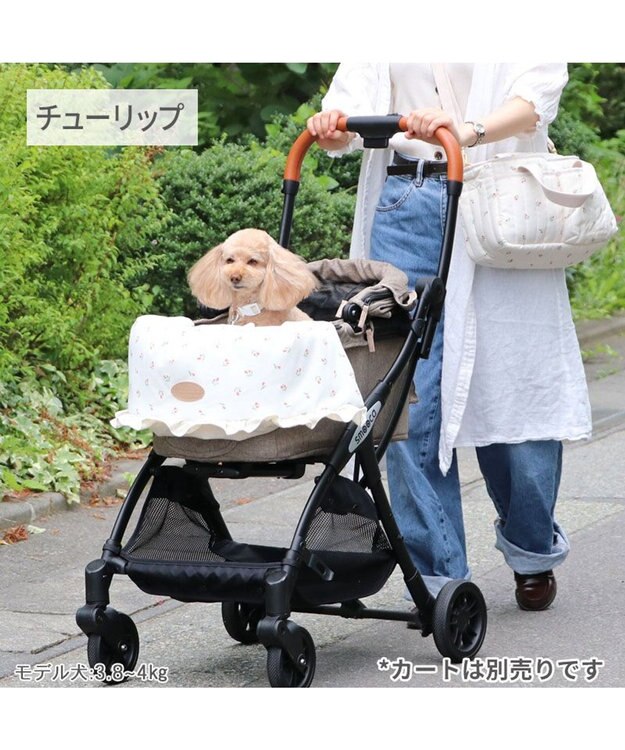 ペットパラダイス カート用クッション 《チューリップ柄》 / PET
