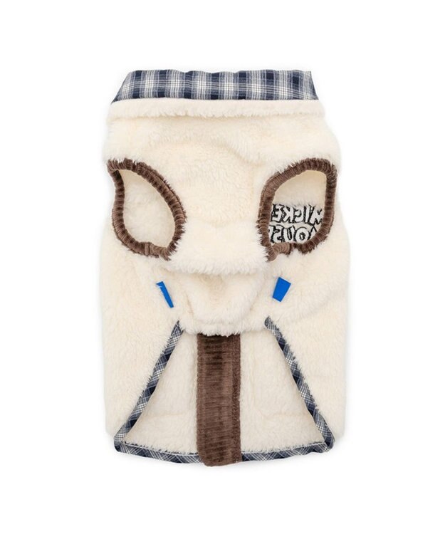 PET PARADISE ディズニー ミッキーマウス 襟付 ジップUP ベスト 小型犬 オフホワイト