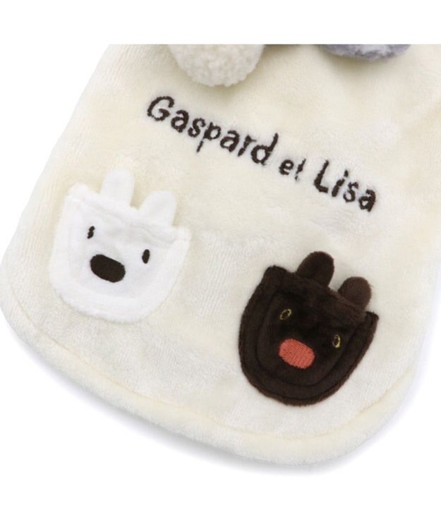 PET PARADISE リサとガスパール マフラー ベスト 小型犬 オフホワイト