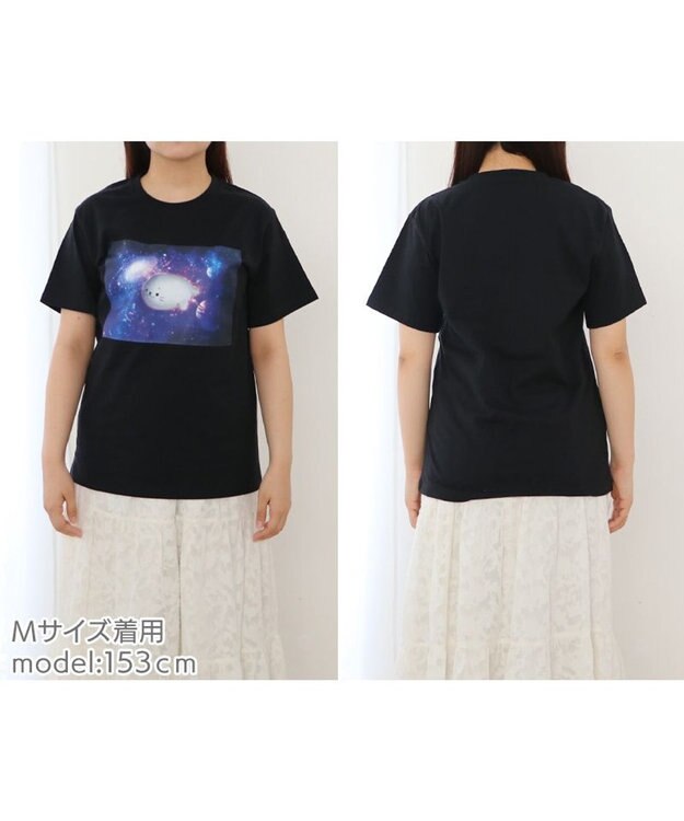 Mother garden しろたん Tシャツ 半袖  《宇宙》 ユニセックス 宇宙柄