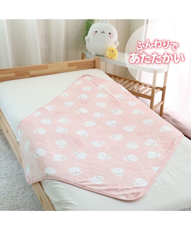 マザーガーデン MOLANG モラン ハーフ毛布 100×140cm あったか