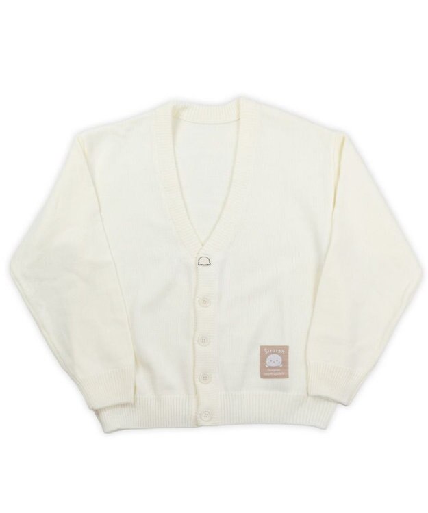 Mother garden しろたん ホワイトカーディガン ユニセックス オフホワイト