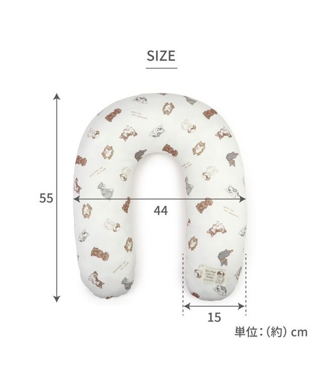 PET PARADISE ペットパラダイス makokoro あごのせクッション 《わんちゃん柄》 わんちゃん柄