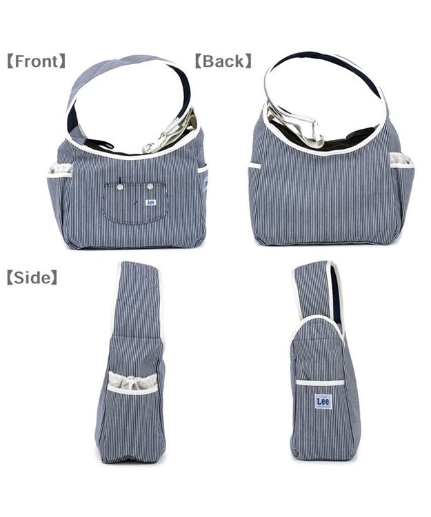 PET PARADISE Lee ヒッコリー スリング ホワイト S 超小型犬 約1.5～4kg ホワイト×ネイビー