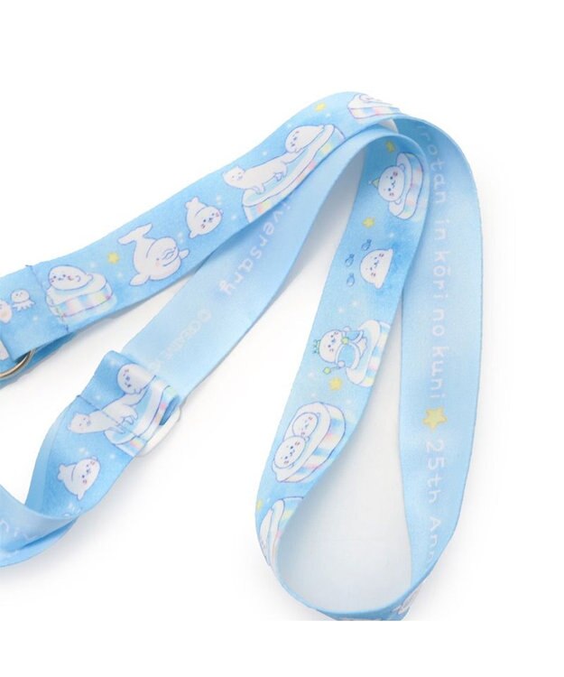 Mother garden しろたん マスコット付きネックストラップ 《氷の国》 単品 氷の国