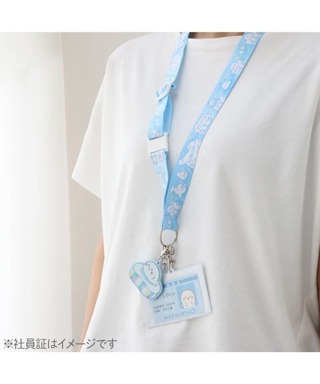 Mother garden しろたん マスコット付きネックストラップ 《氷の国》 単品 氷の国