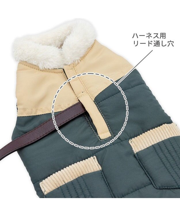 PET PARADISE ペットパラダイス 保温 エアベスト グリーン 中型犬 大型犬 グリーン