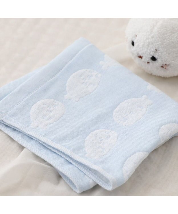 Mother garden しろたん いっぱい柄 6重ガーゼ ハンドタオル ハンドタオル