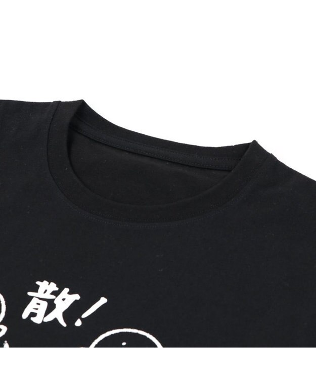 Mother garden 【ネット店限定】しろたん Tシャツ 半袖  《散！磁力柄》 黒色　S/M/L/XL レディース メンズ ユニセックス 男女兼用  コットン 綿  あざらし アザラシ かわいい キャラクター 半袖Ｔシャツ マザーガーデン 父の日ギフト 黒
