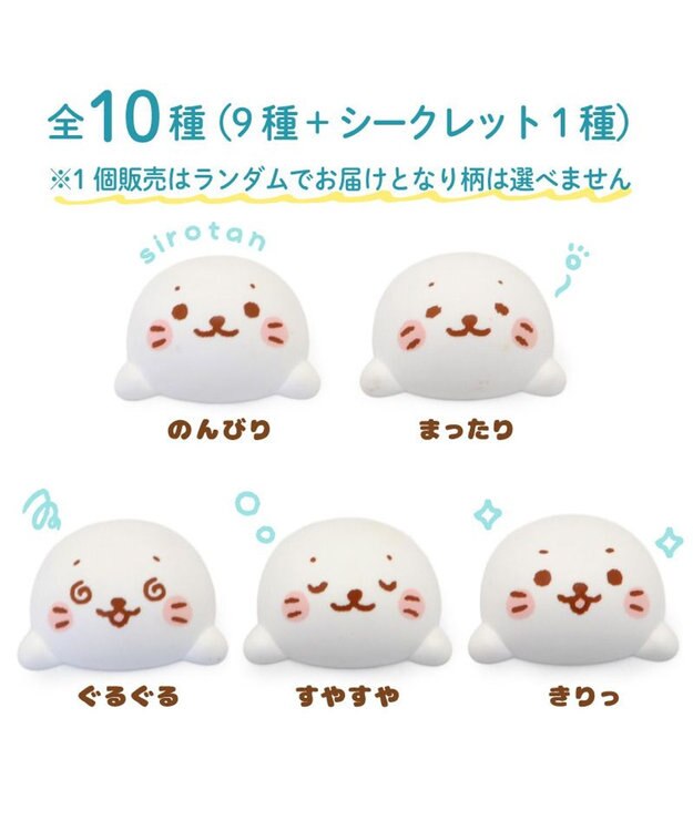 Mother garden しろたん フェイス マグネットコレクション 10個全部セット 10個全部セット