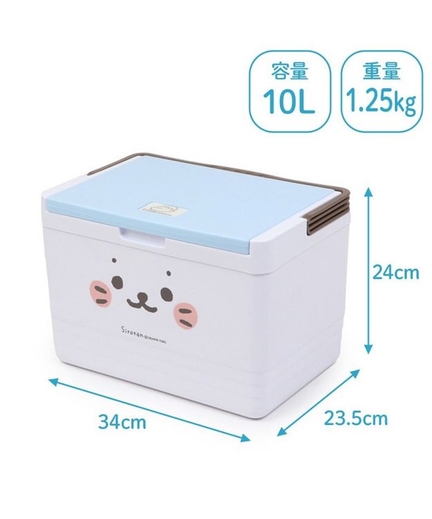 Mother garden しろたん クーラーボックス 10L 《顔ぼん》 -